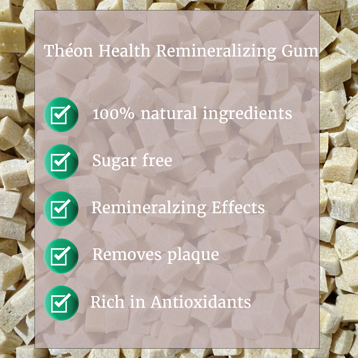 Théon Health remineralzing chewing gum